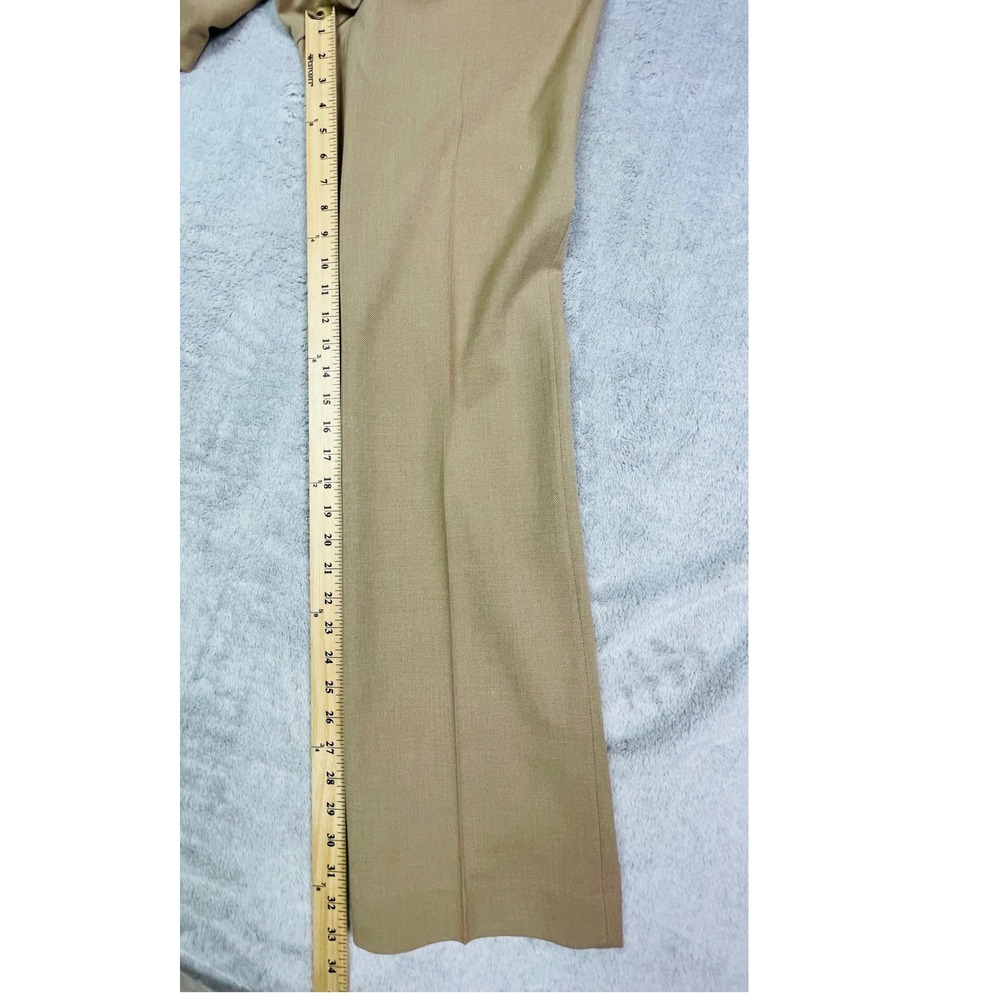 LOFT Marisa Trouser Dress Pant Size 4 Tan Khaki Beige Stretch Work Office Career - Picture 7 of 12
